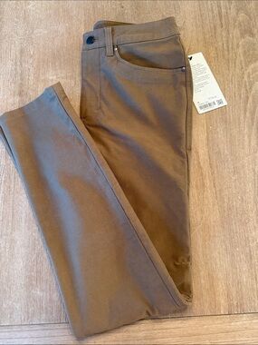lululemon athletica Men's Slim Chino Pants - Brown 28” x 32”
